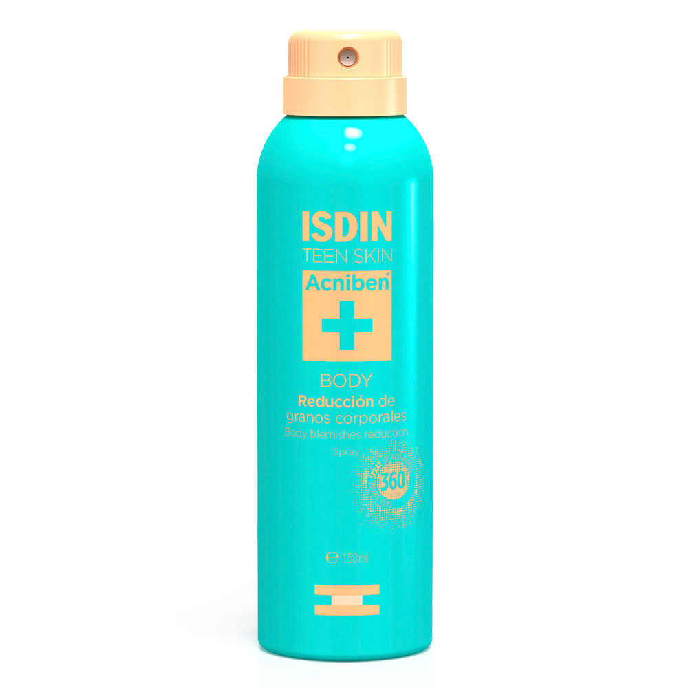 Isdin. Acniben. Body Spray. Reducción de granos corporales. 150ml