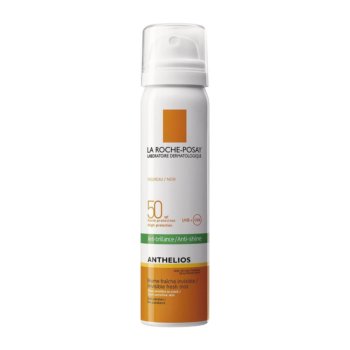 La Roche-Posay. Anthelios. Bruma invisible. Fotoprotector matificante en spray. FPS50+. 75ml