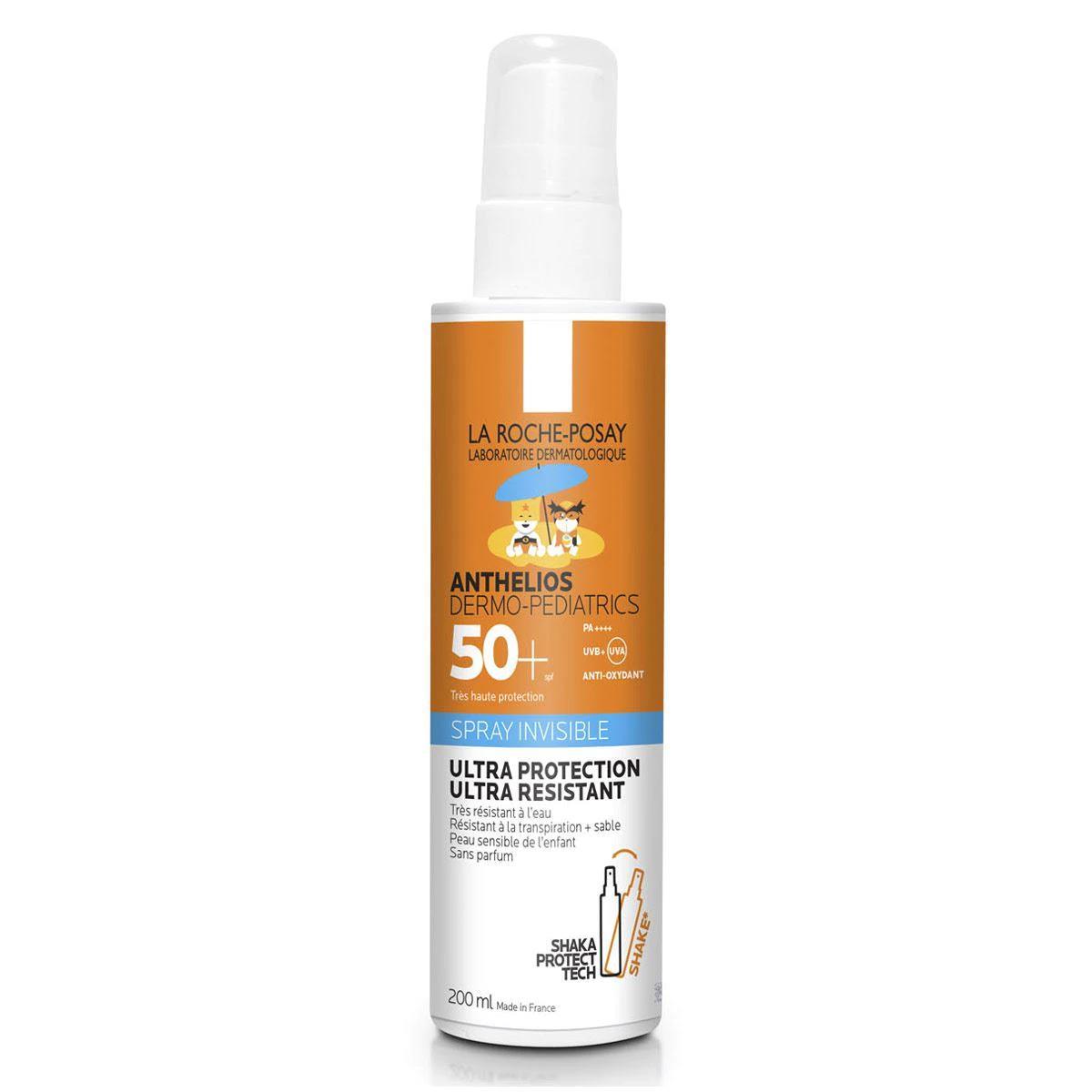 La Roche-Posay. Anthelios. Dermo-pediatrics. Spray Invisible. Fotoprotector solar para niños. FPS50+. 200ml