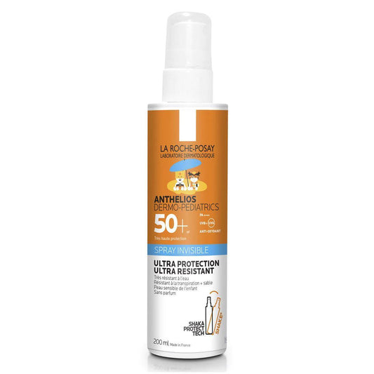 La Roche-Posay. Anthelios. Dermo-pediatrics. Spray Invisible. Fotoprotector solar para niños. FPS50+. 200ml