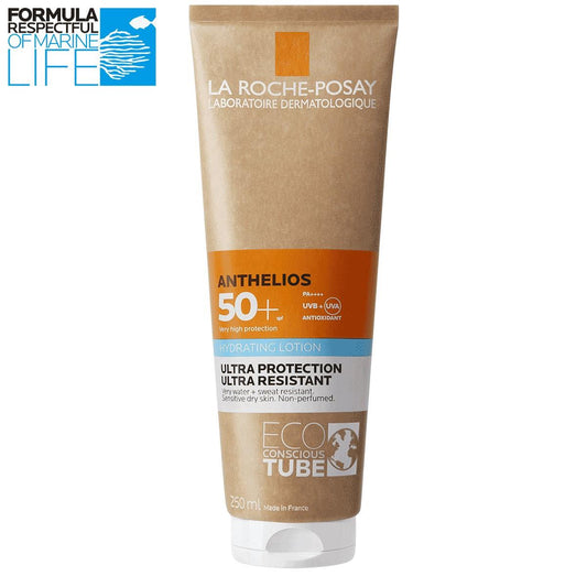 La Roche-Posay. Anthelios. Eco-consciente. Loción corporal hidratante. FPS50+. 250ml