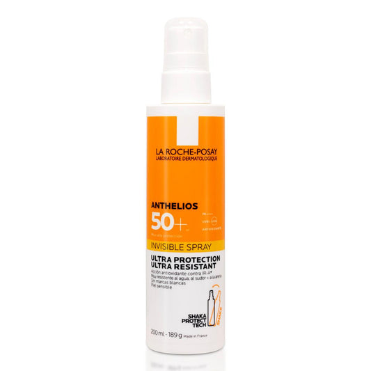 La Roche-Posay. Anthelios. Spray invisible. FPS50+. Protector solar corporal en spray. 200ml