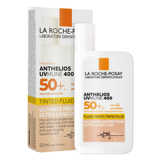 La Roche-Posay. Anthelios. UVMUNE400. Fluido invisible con color. FPS50+. 50ml