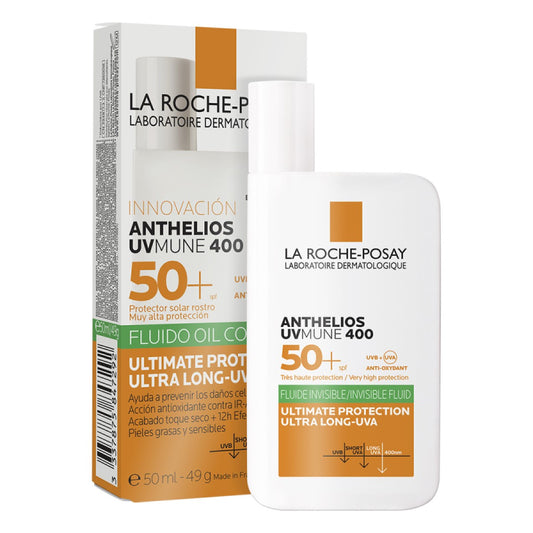 La Roche-Posay. Anthelios. UVMUNE400. Oil Control Fluido. FPS50+. 50ml