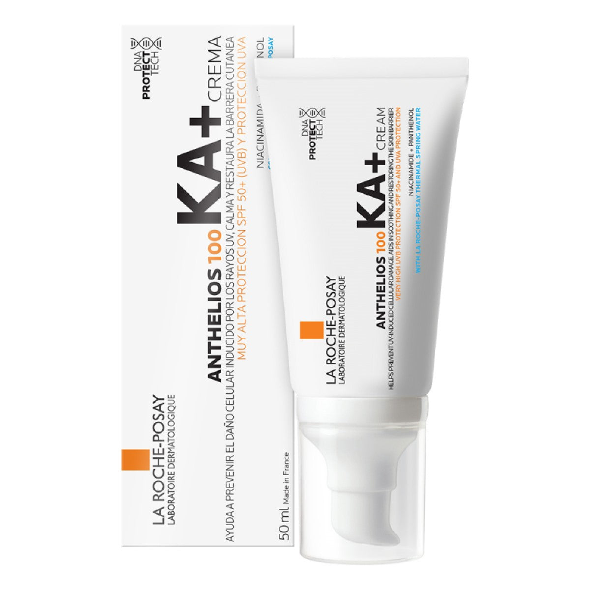 La Roche-Posay. Anthelios. 100KA+. Crema fotoprotectora. FPS50+. 50ml