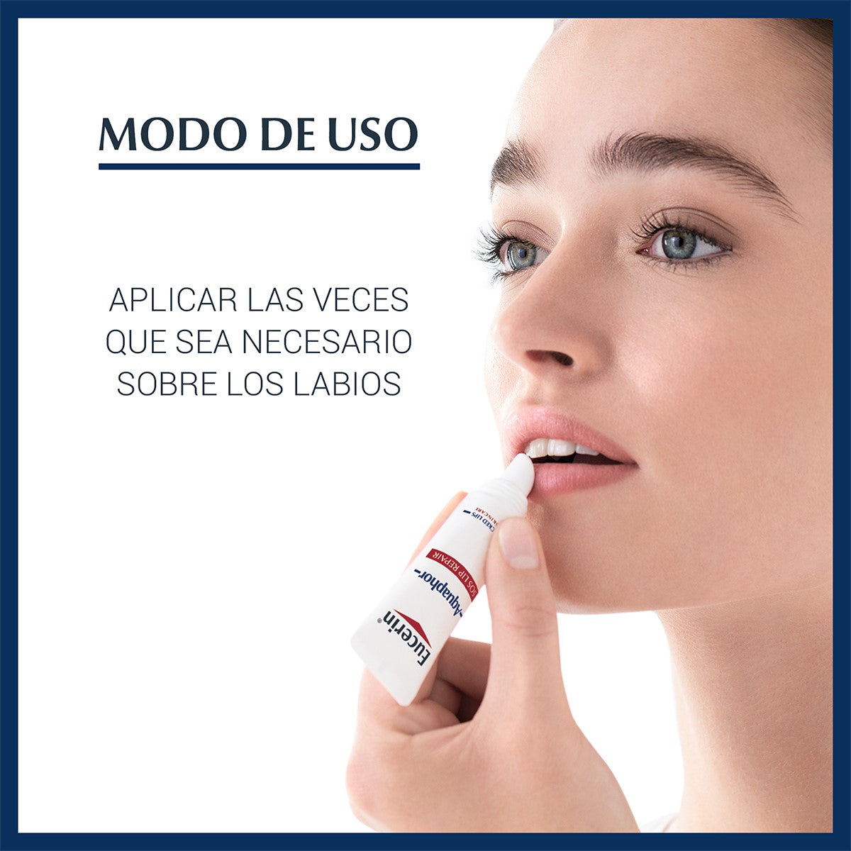 Eucerin. Aquaphor. Reparador de labios. 7ml