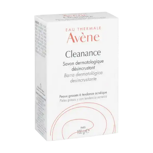 Avene. Cleanance. Barra limpiadora desincrustante. 100gr