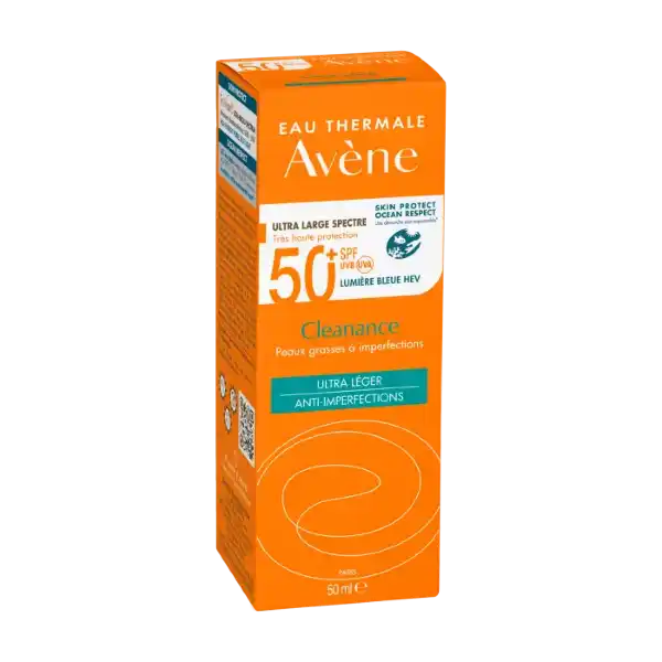 Avene. Cleanance. Proteccion solar FPS50+. 50ml