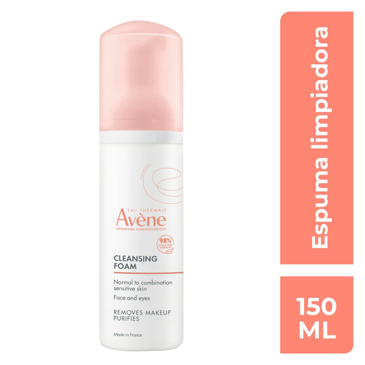 Avene. Mousse Nettoyante. Espuma limpiadora. 150ml