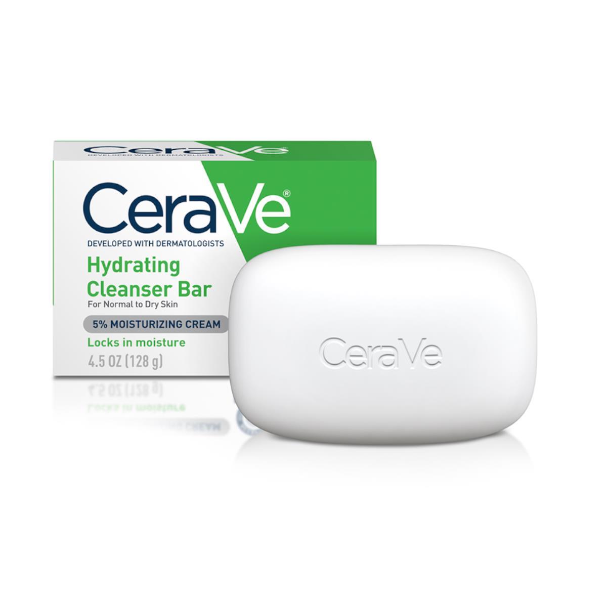 Cerave. Barra limpiadora hidratante. 128GR