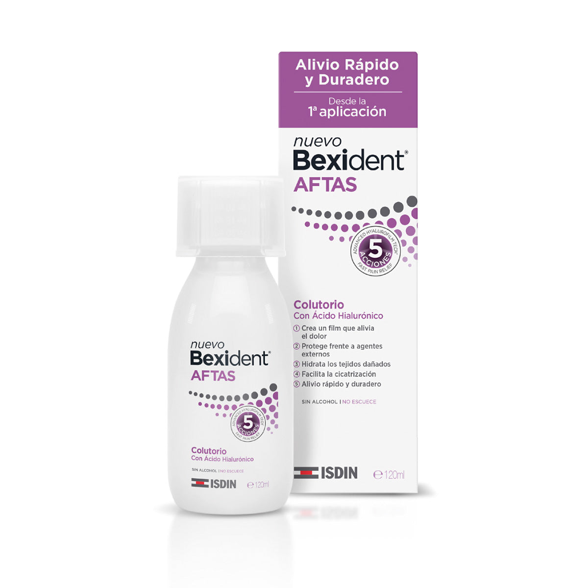 Bexident aftas. Colutorio. 120ml