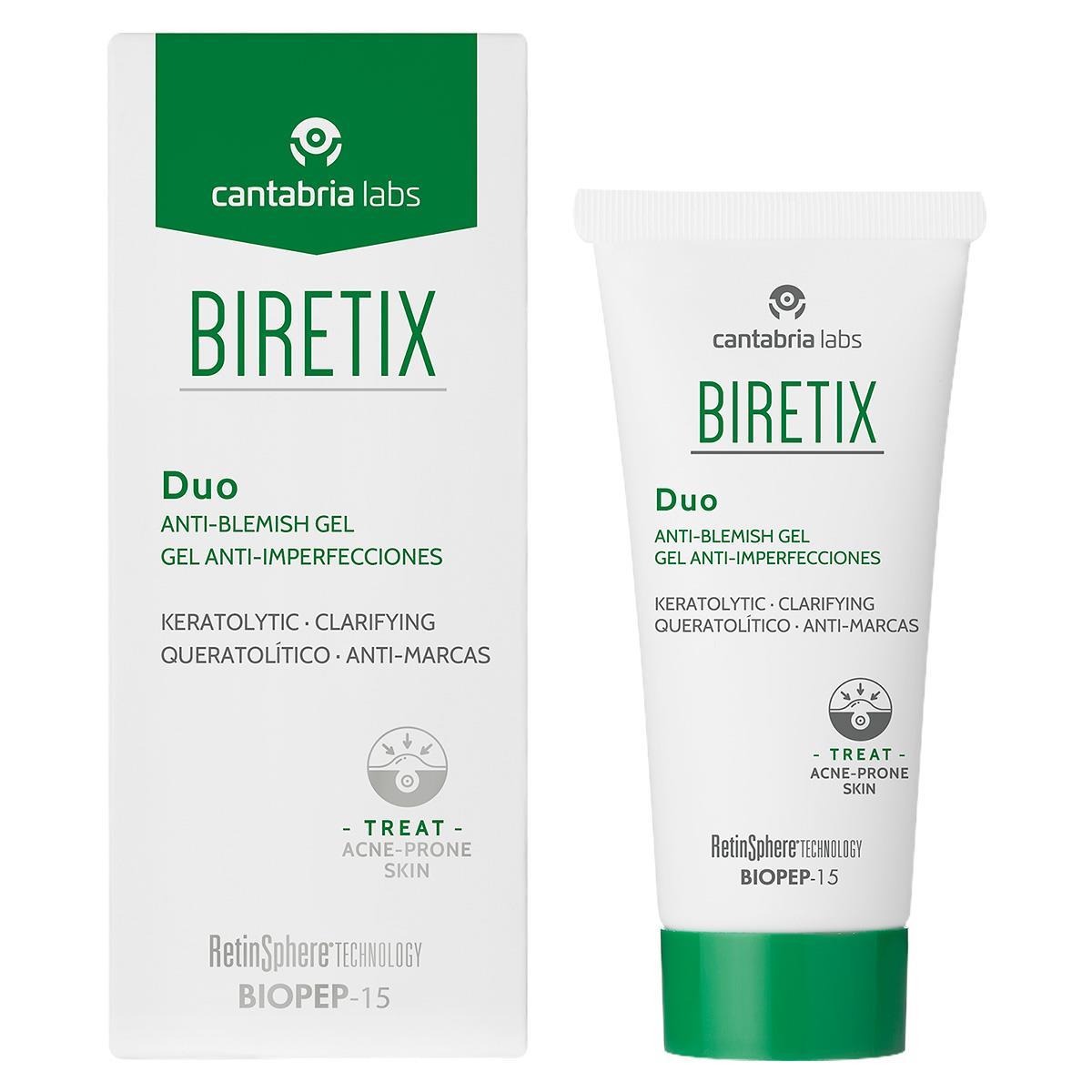 Cantabria Labs. Biretix Duo. Gel anti-imperfecciones. 30ml