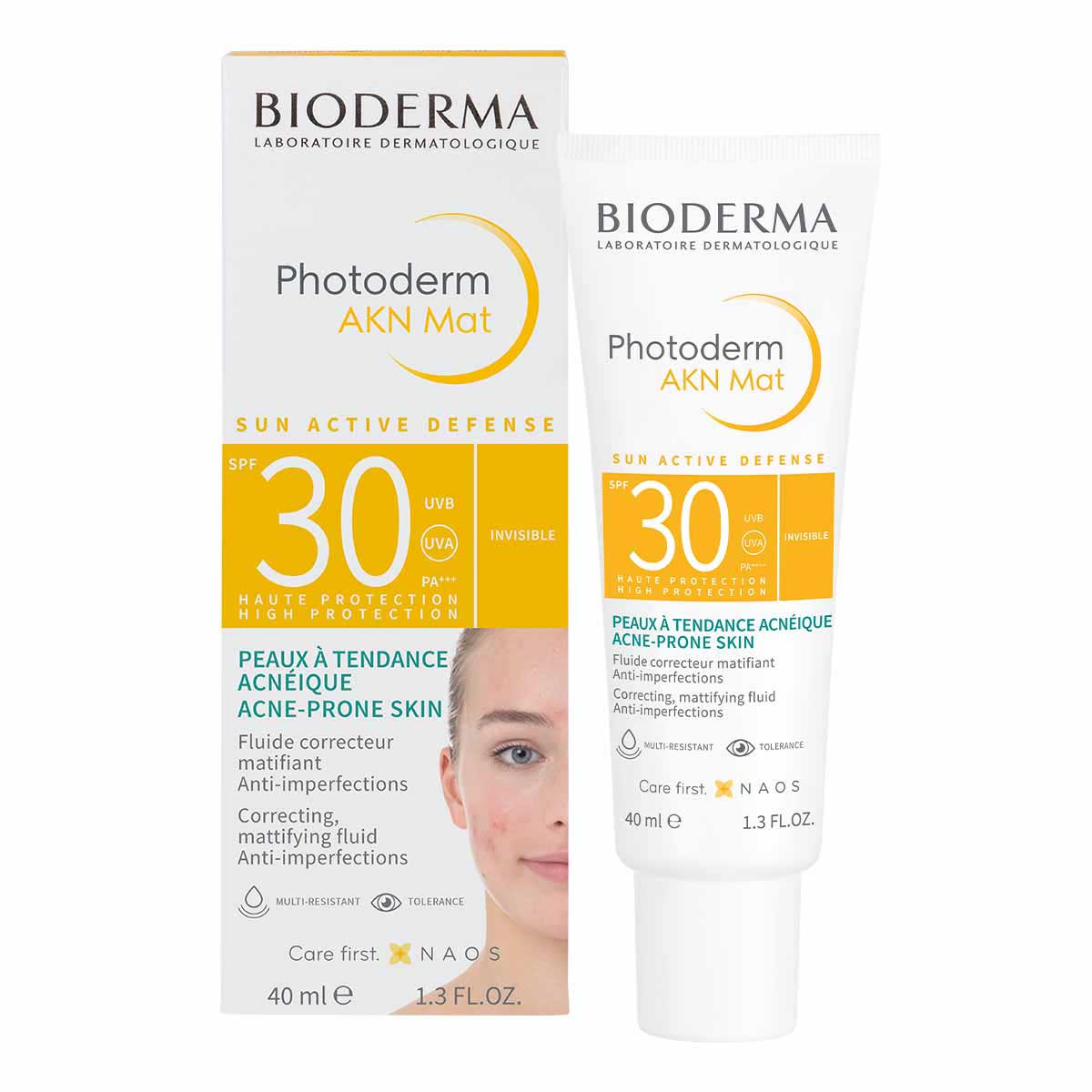 Bioderma. Photoderm Akn Mat. Fotoprotector para piel mixta a grasa. FPS30. 40ml