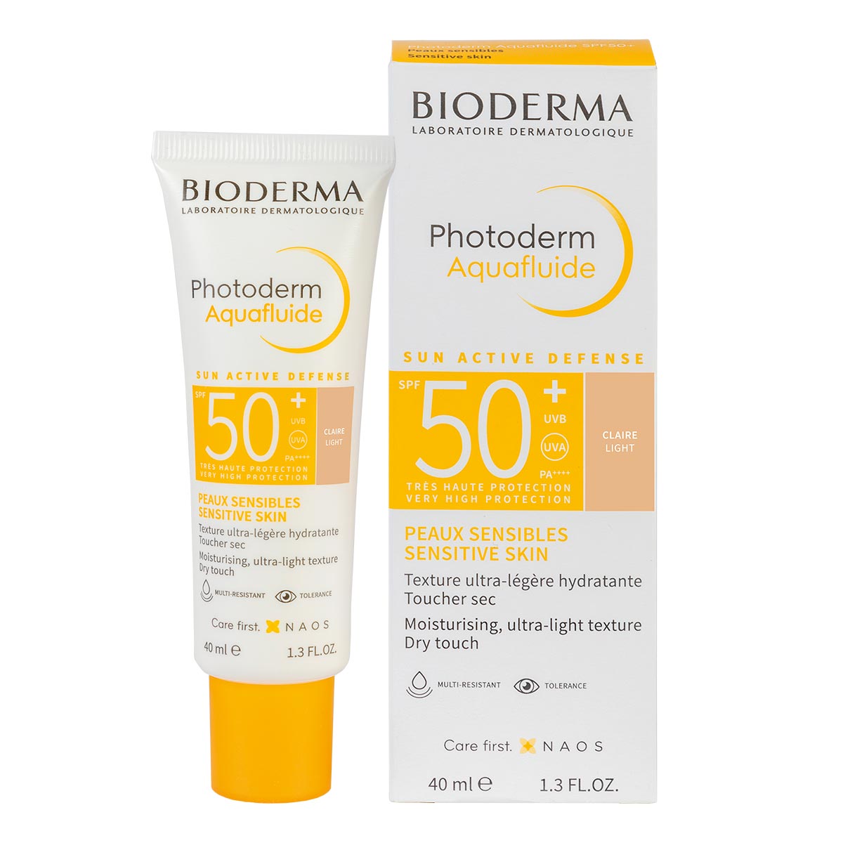 Bioderma. Photoderm Aquafluido. Tono claro. Fotoprotector con color. FPS50+. 40ml