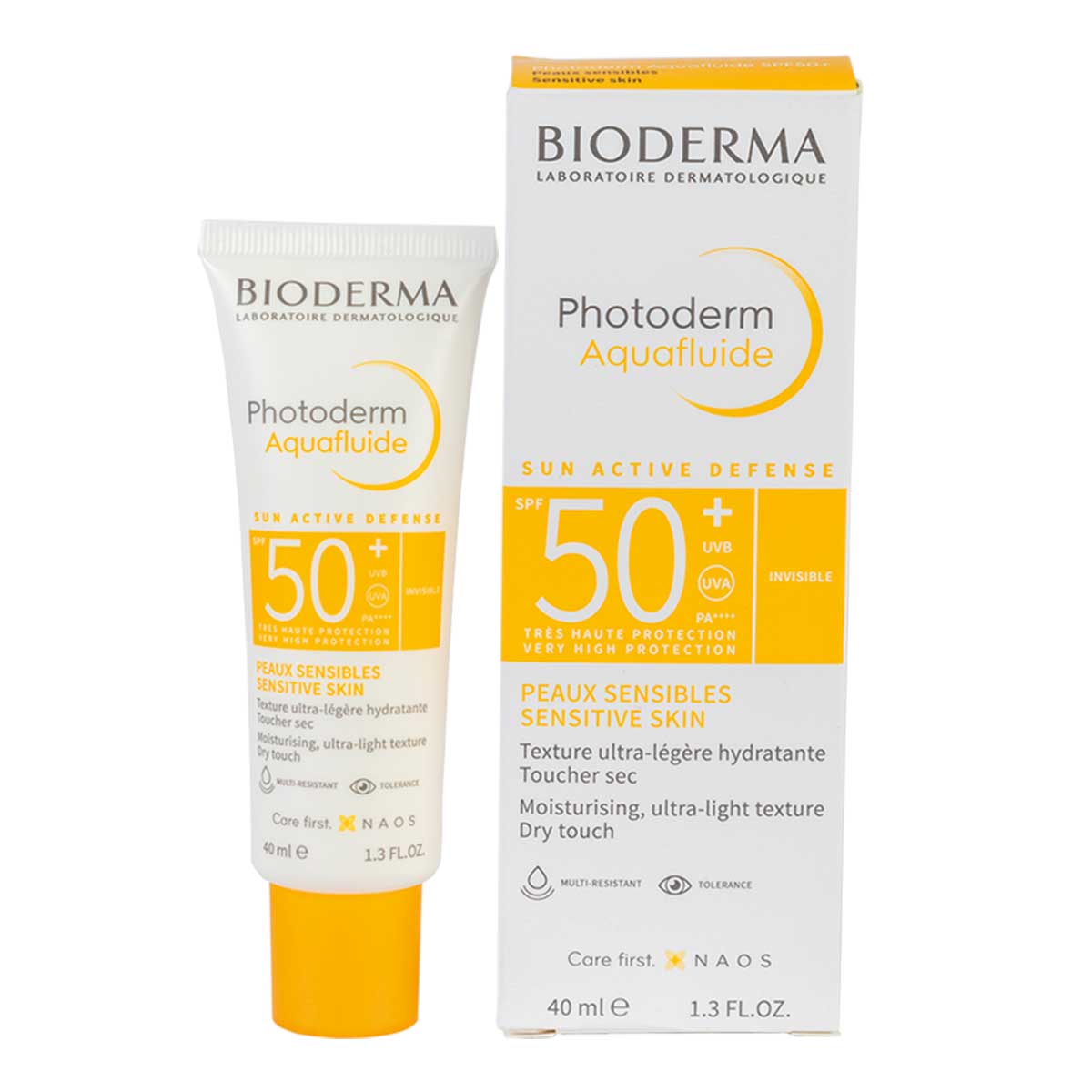 Bioderma. Photoderm Aquafluido. Tono neutro. Fotoprotector sin color. FPS50+. 40ml