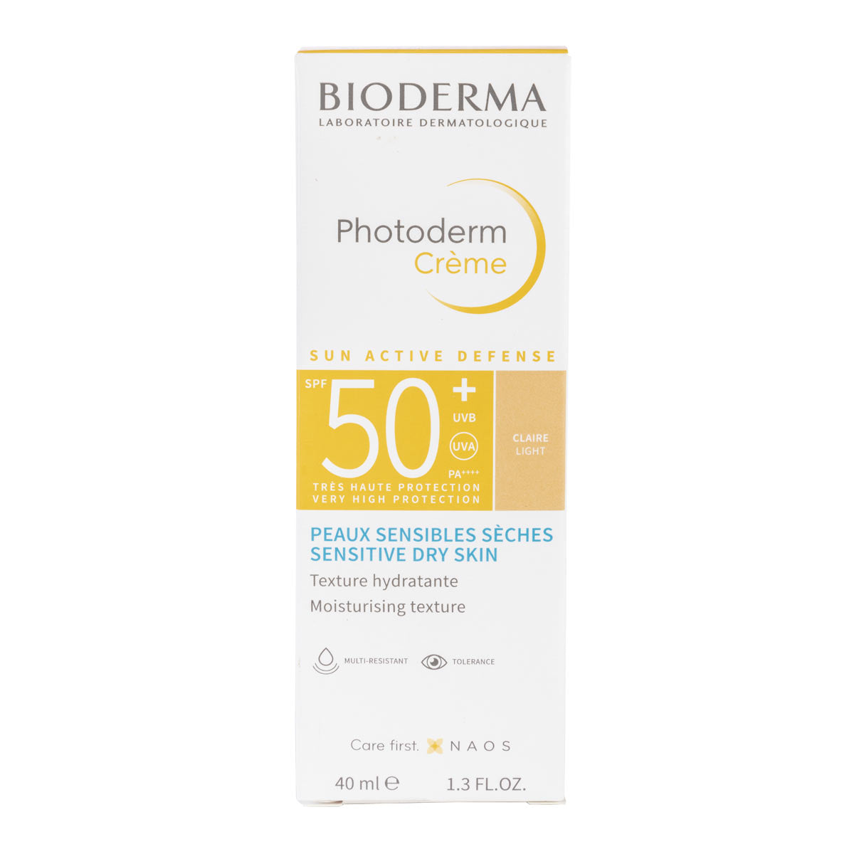 Bioderma. Photoderm. Crema solar. FPS50+. Tono claro. 40ml