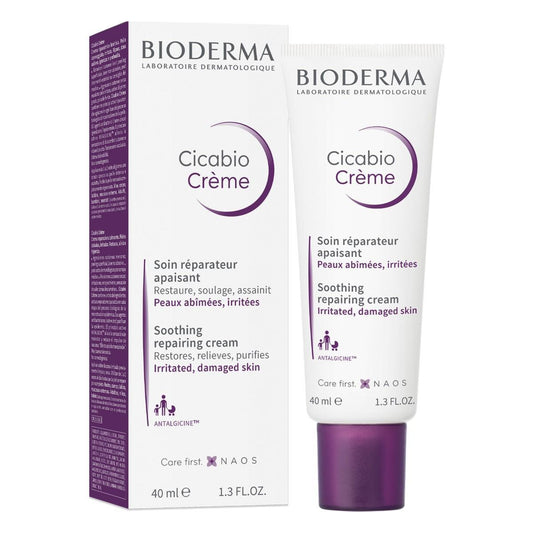 Bioderma. Cicabio Crema. Reparadora, calmante para pieles dañadas. 40ml