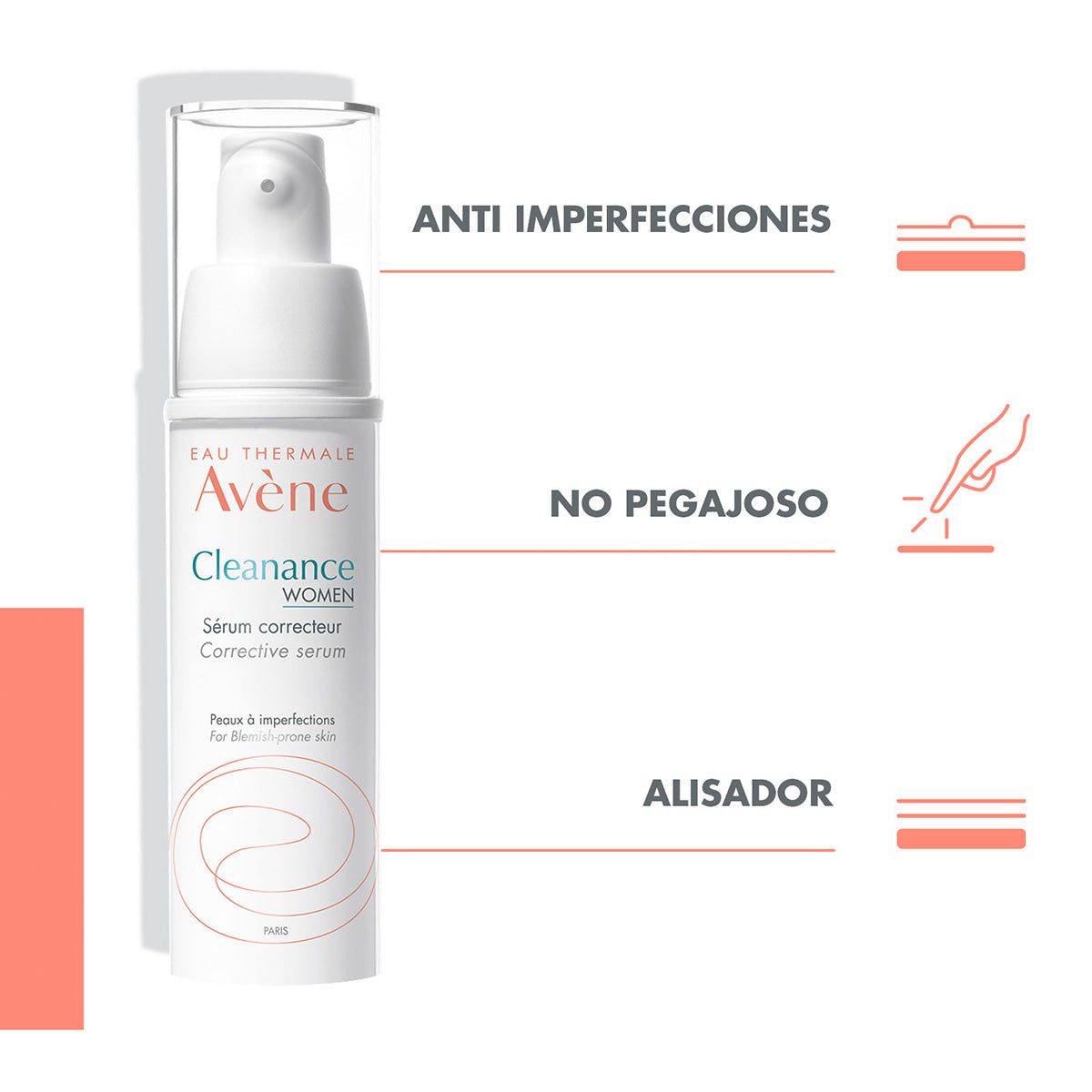 Avene. Cleanance women. Serúm corrector. 30ml