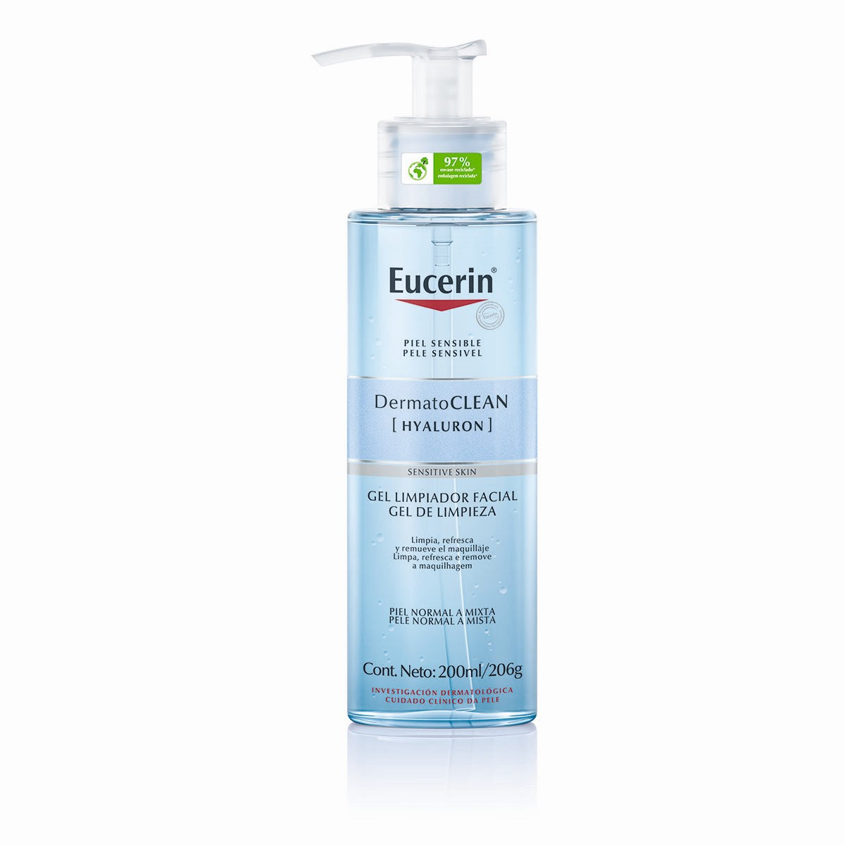 Eucerin. Dermatoclean. Gel Limpiador Facial. 200ml