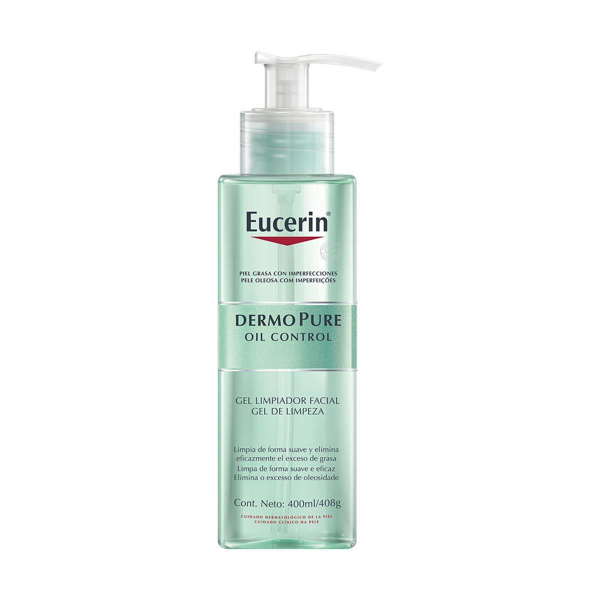 Eucerin. Dermopure. Gel limpiador. 400ml