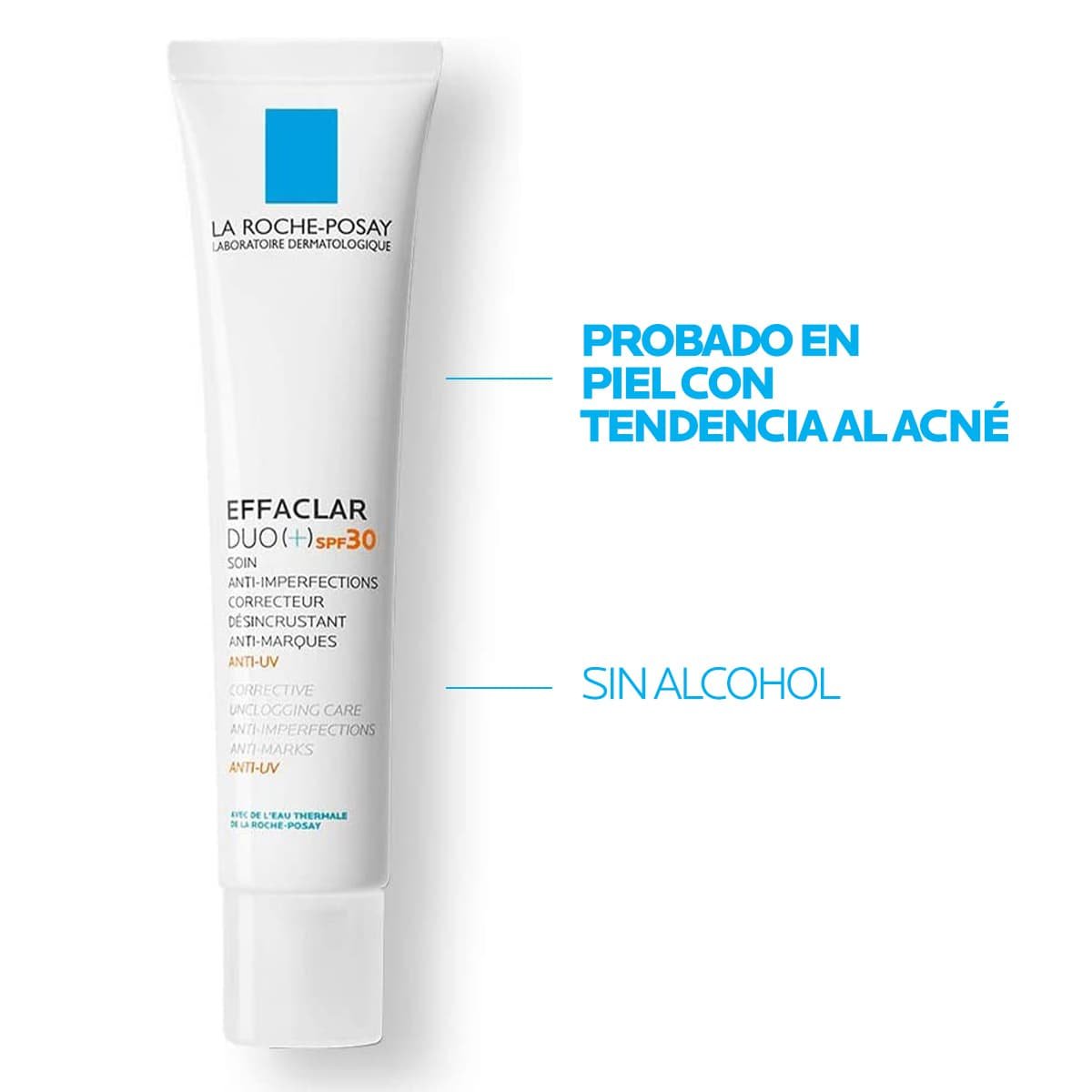 La Roche-Posay. Effaclar. Duo(+) FPS30. Corrector anti marcas e imperfecciones con filtro solar. 40ml