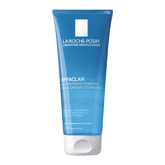 La Roche-Posay. Effaclar. Gel espumoso purificante. Limpiador facial para piel grasa y/o sensible. 200ml