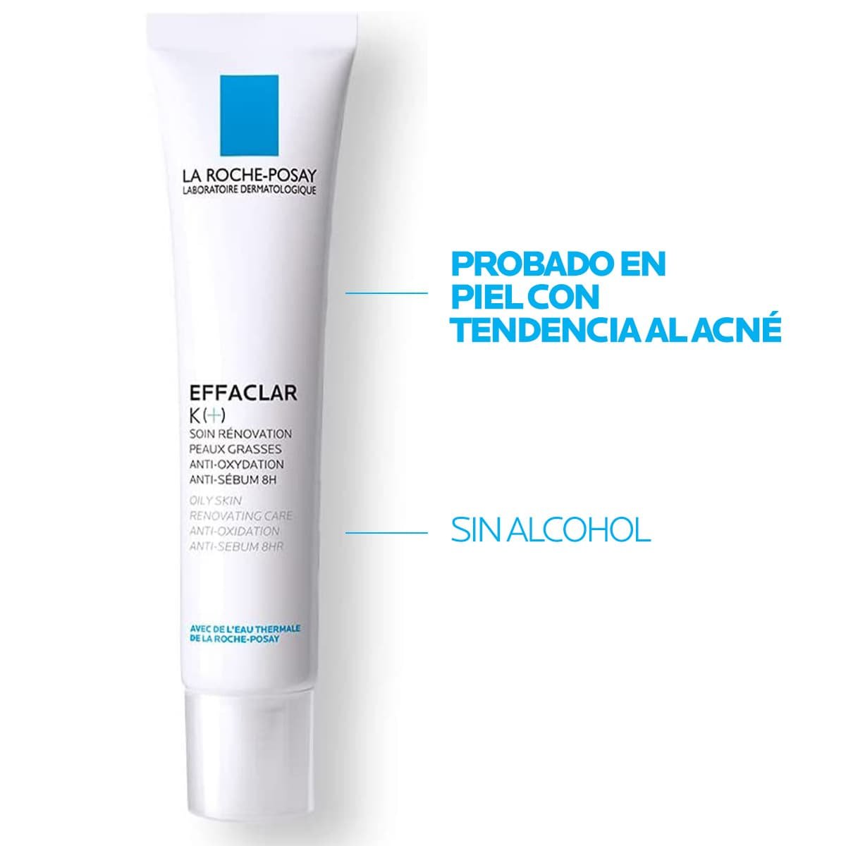 La Roche-Posay. Effaclar. K (+). Tratamiento renovador para piel grasa/imperfecciones. 40ml