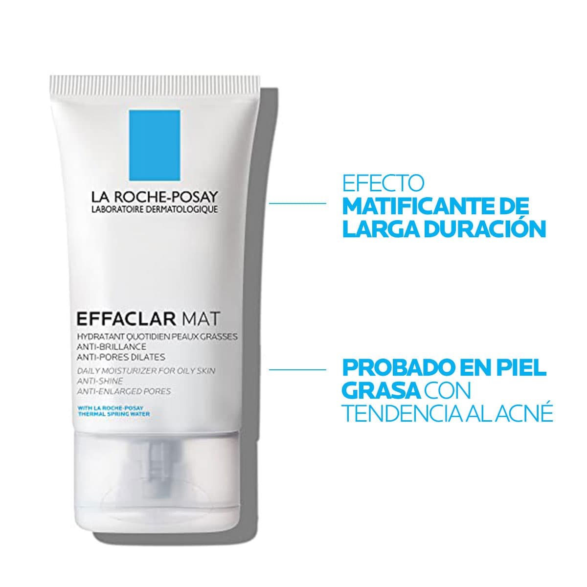 La Roche-Posay. Effaclar. Mat. Crema hidratante matificante para el rostro. 40ml