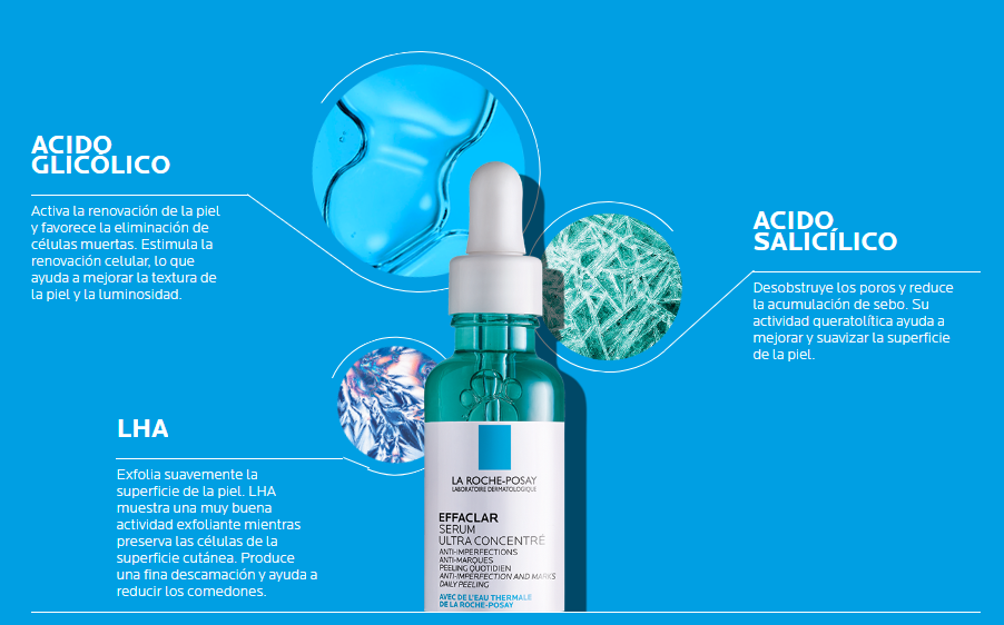 La Roche-Posay. Effaclar. Serum ultra concentrado. Suero anti imperfecciones y anti marcas. 30ml