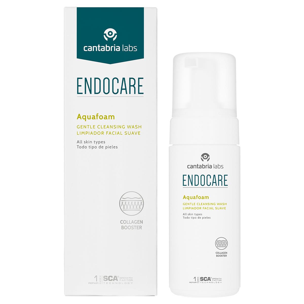 Cantabria Labs. Endocare Aquafoam. Espuma facial limpiadora. 125ml