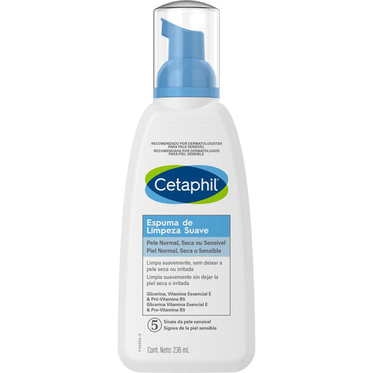 Cetaphil. Espuma de limpieza suave. 236ML