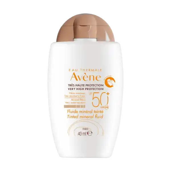 Avene. Fluido mineral con color. FPS50+. 40ml