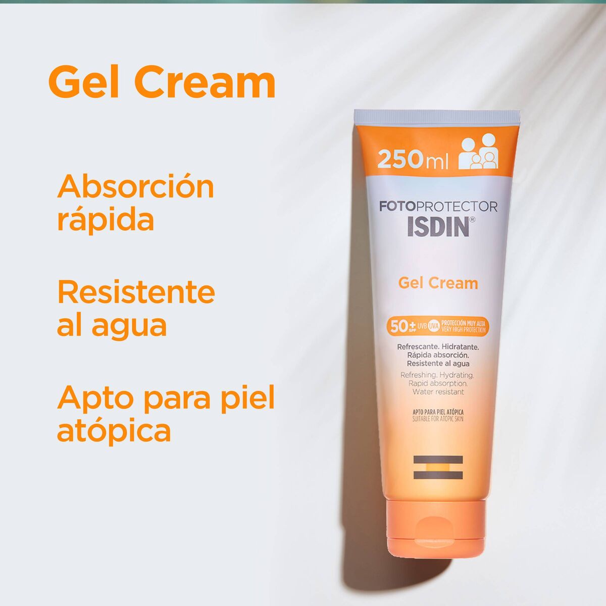 Isdin. Fotoprotector Isdin. Gel-Crema. FPS50+. 250ml