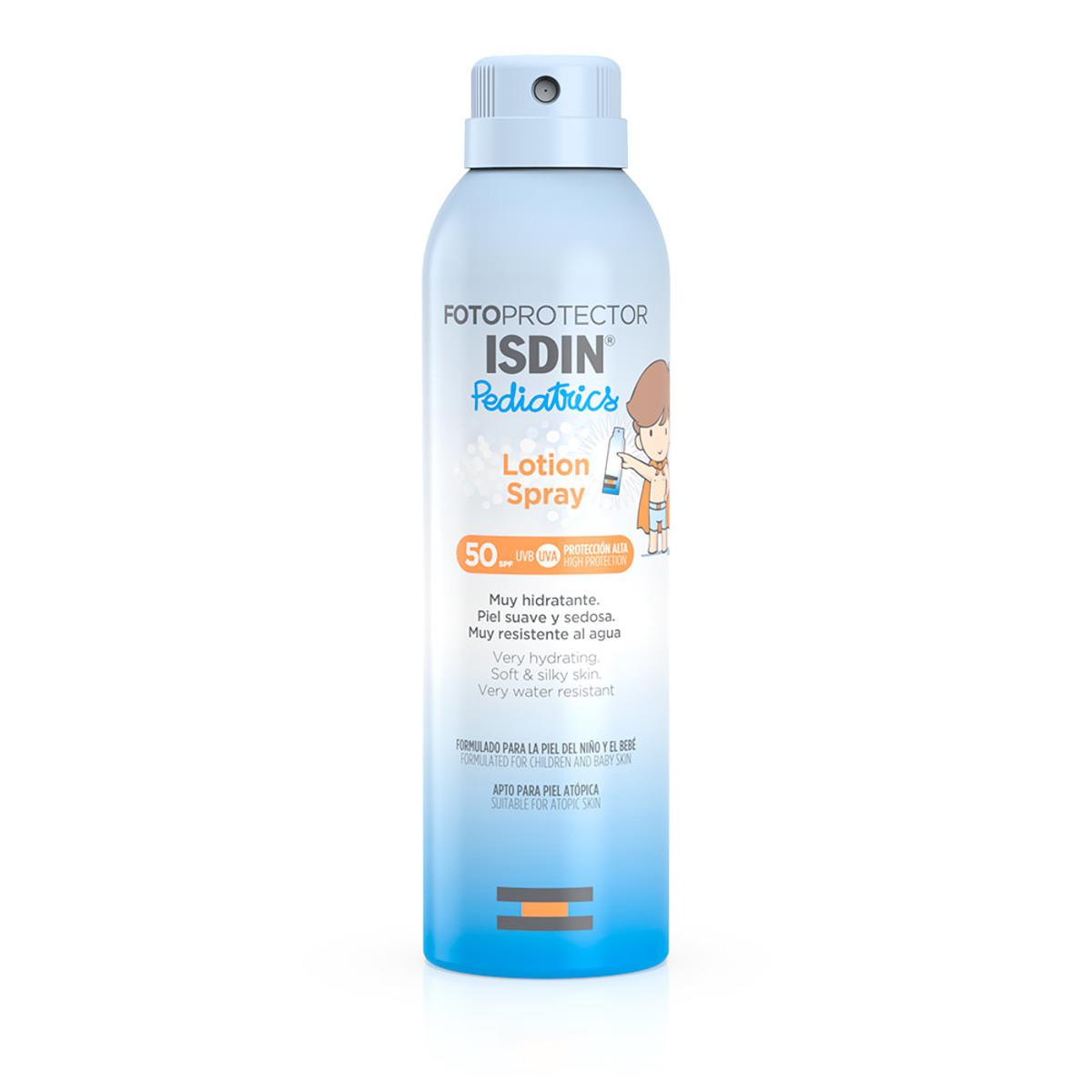 Isdin. Fotoprotector Isdin pediatrico. Transparent Spray. Wet Skin. FPS50+. 250ml