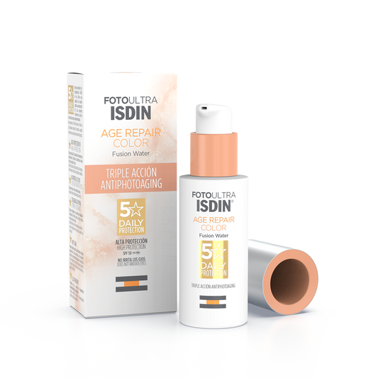 Isdin. FotoUltra. Age Repair. Fusion Water. Color. FPS50+. 50ml