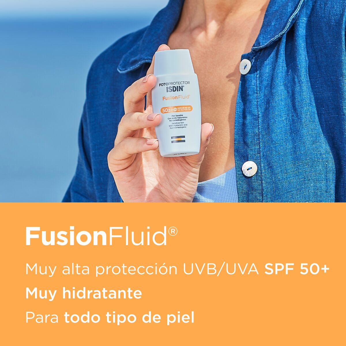 Isdin. Fotoprotector. Fusion Fluid Color. FPS50+. 50ml