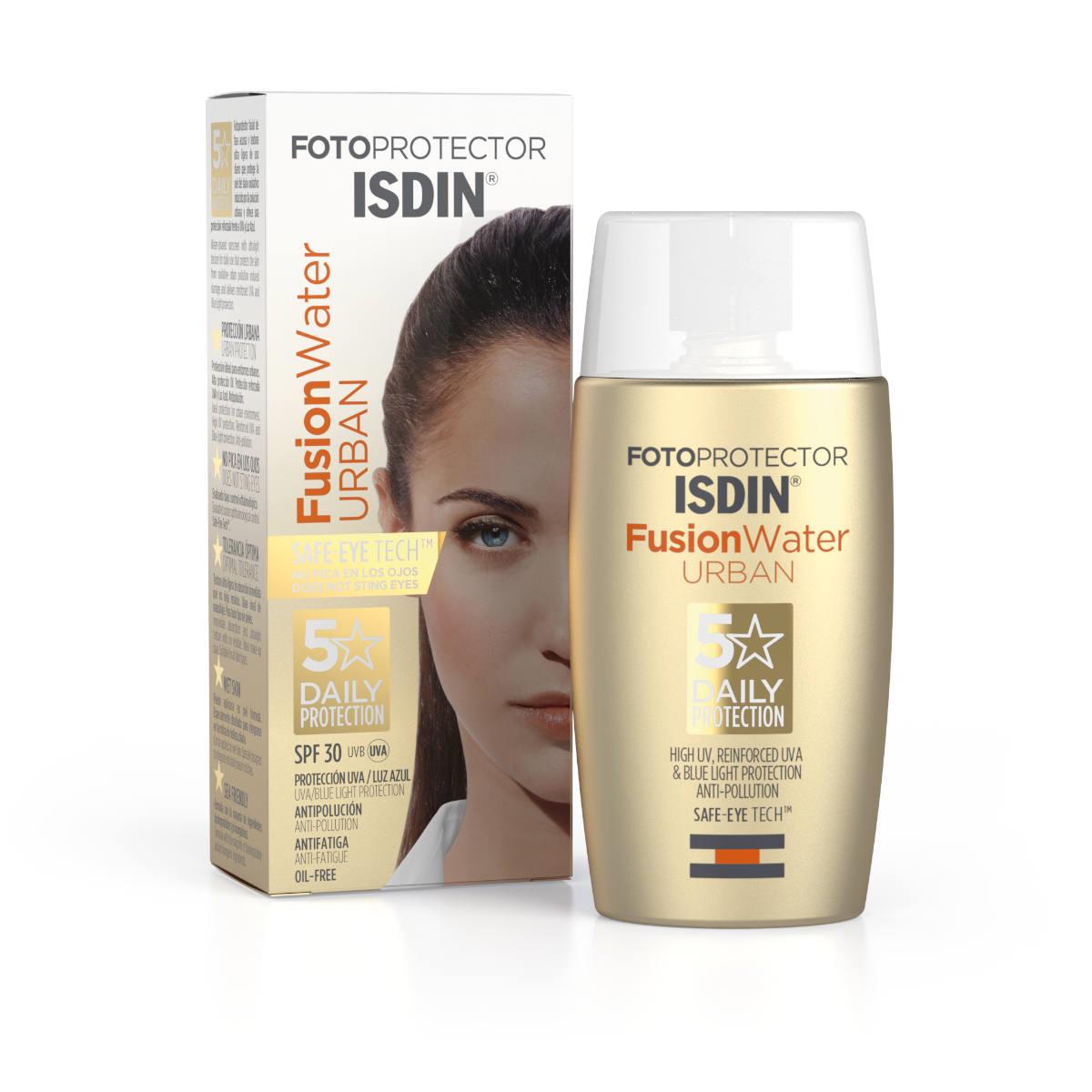 Isdin. Fotoprotector. Fusion Water Urban. FPS30. 50ml