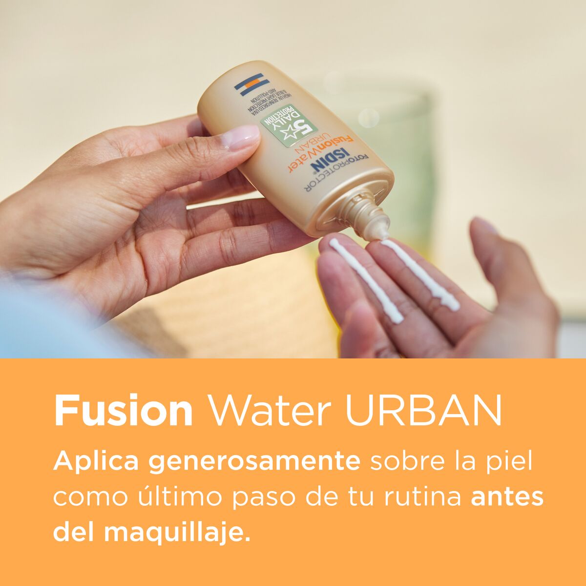 Isdin. Fotoprotector. Fusion Water Urban. FPS30. 50ml