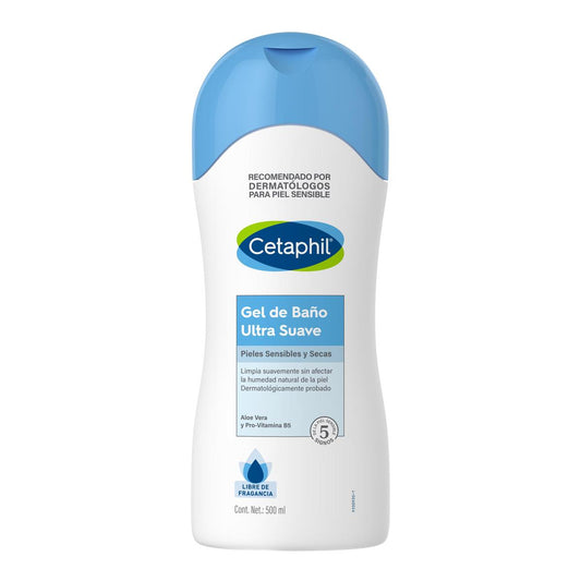 Cetaphil. Gel de baño corporal. 500ML