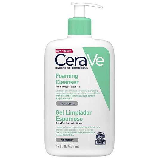 Cerave. Gel limpiador espumoso. 473ML