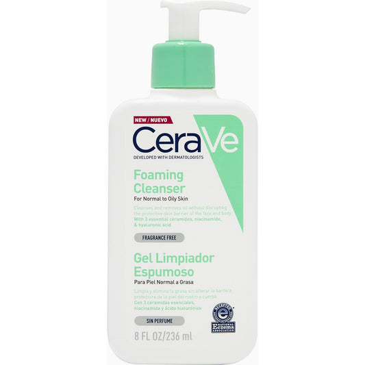 Cerave. Gel limpiador espumoso. 236ML