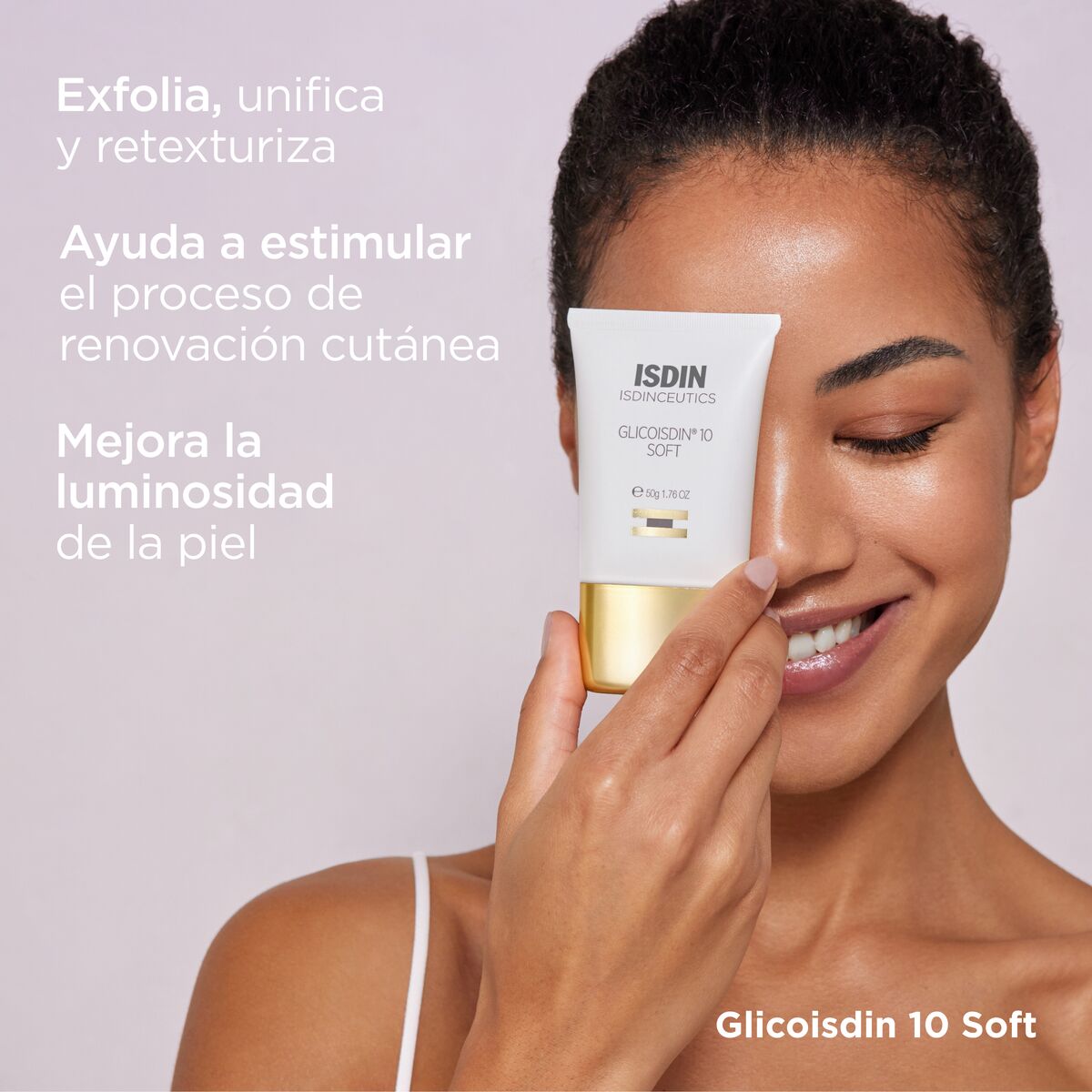 Isdin. Glicoisdin. 10% Soft. Gel facial anti edad. 50ml