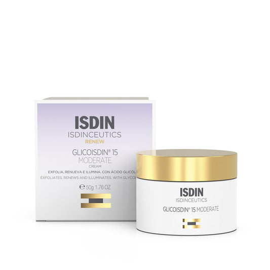 Isdin. Glicoisdin. 15% Moderate. Crema facial anti edad. 50ml