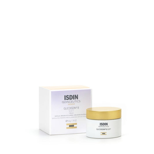 Isdin. Glicoisdin. 8% Soft. Crema facial anti edad. 50ml