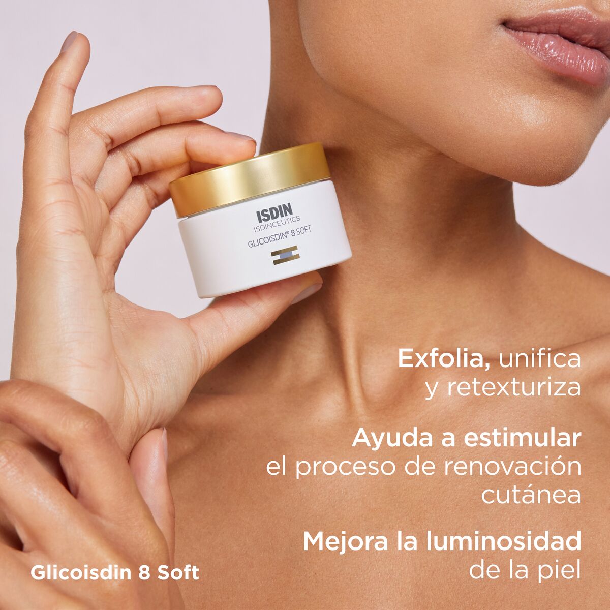 Isdin. Glicoisdin. 8% Soft. Crema facial anti edad. 50ml