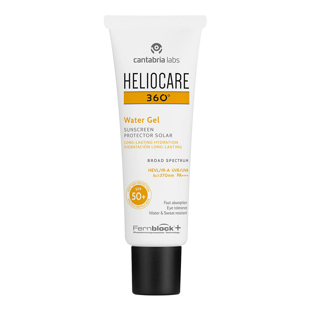 Cantabria Labs. Heliocare 360 Water Gel. Fotoprotector hidratante. FPS50+. 50ml