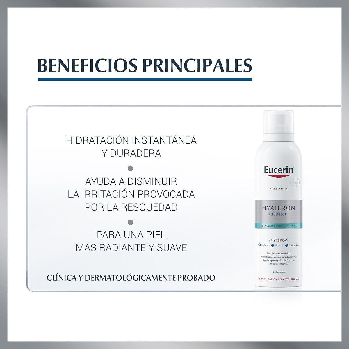 Eucerin. Hyaluron + 3x Effect. Mist Spray. 150ml