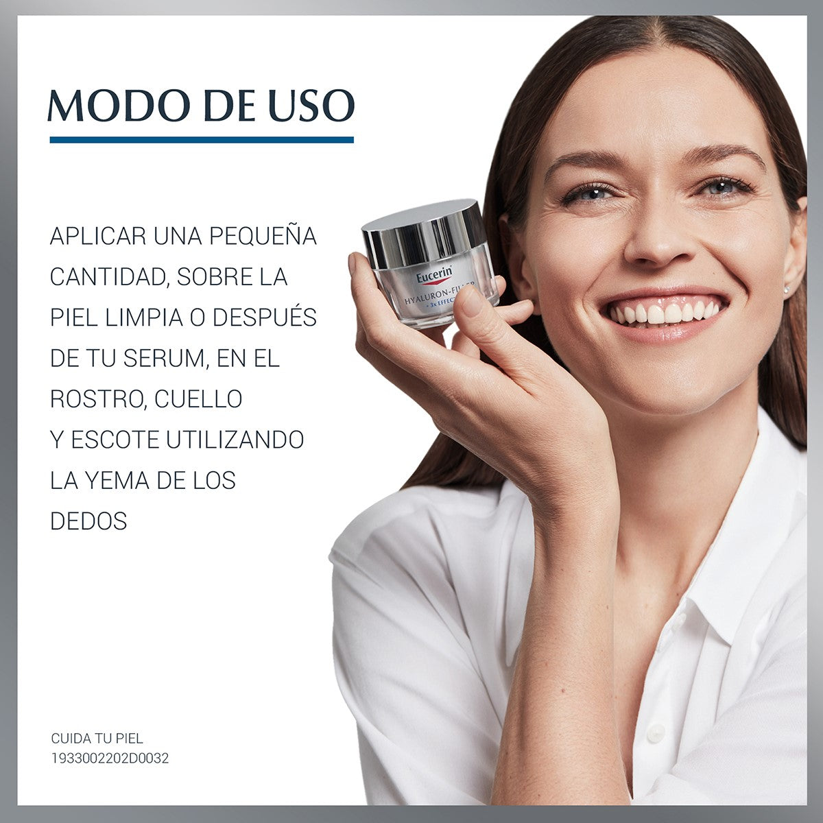 Eucerin. Hyaluron Filler + 3D effect. Crema Facial De Día FPS30. 50ml