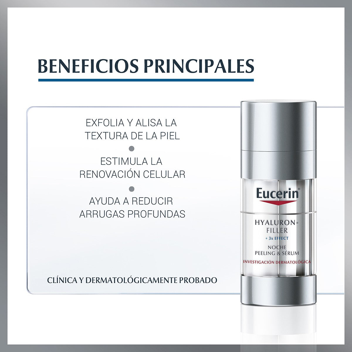 Eucerin. Hyaluron filler. Serum efecto peeling. Noche. 30ml