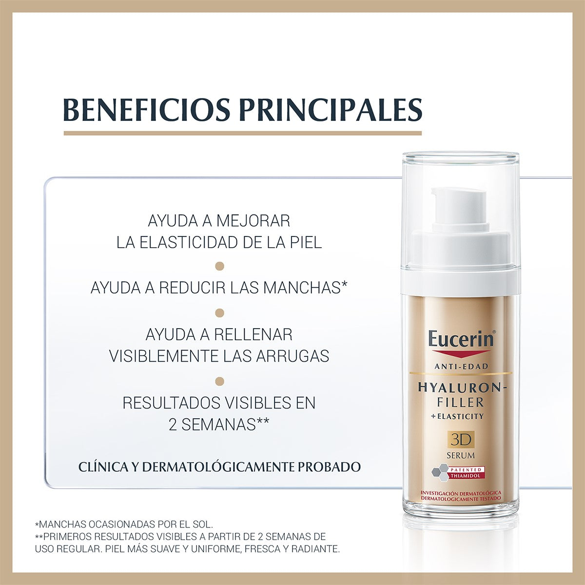 Eucerin. Hyaluron filler + elasticity. 3d serum. 30ml